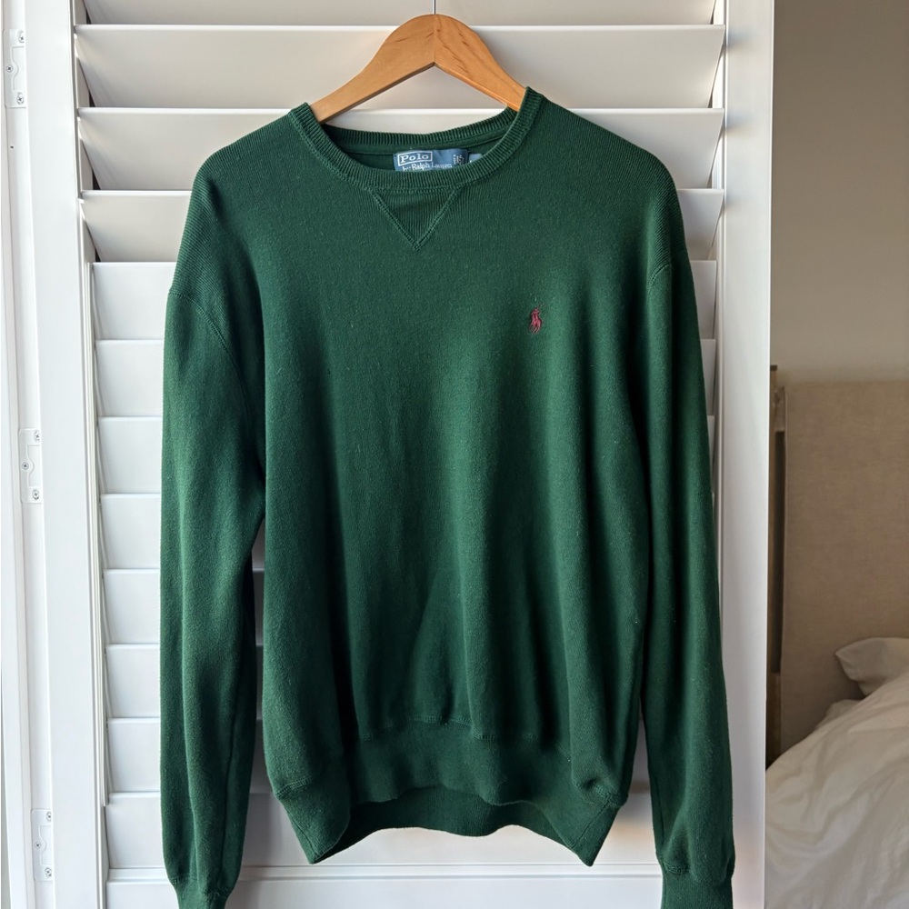 Ralph Lauren Forest Green Crewneck Sweater